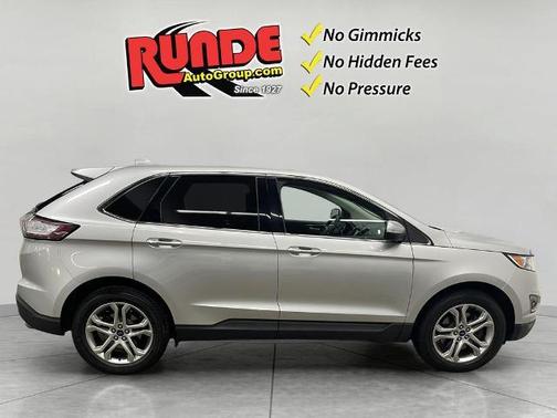 Silver 2018 Ford Edge Titanium
