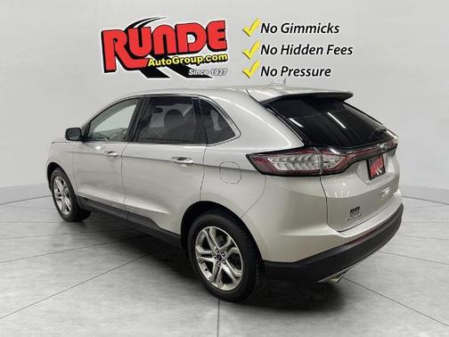 Silver 2018 Ford Edge Titanium