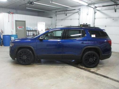 Blue 2023 GMC Acadia SLT