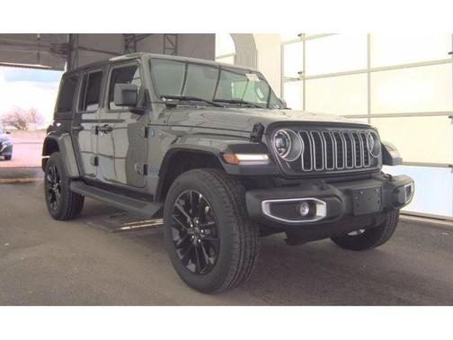 Gray 2025 Jeep Wrangler 4xe Sahara