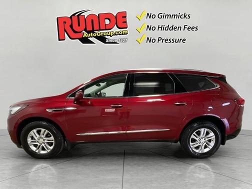 Red 2018 Buick Enclave Essence