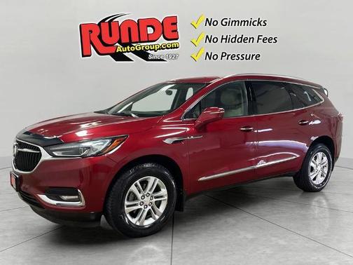 Red 2018 Buick Enclave Essence