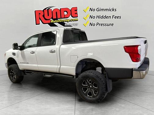 Glacier White 2017 Nissan Titan XD SV