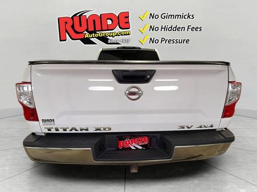 Glacier White 2017 Nissan Titan XD SV