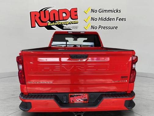 Red 2026 Chevrolet Silverado 1500 Custom