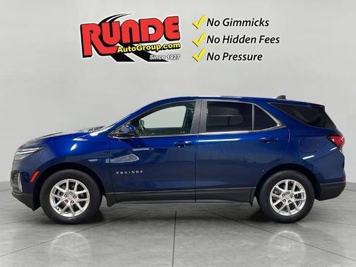 Blue 2022 Chevrolet Equinox 1LT