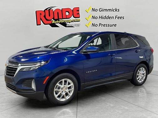 Blue 2022 Chevrolet Equinox 1LT