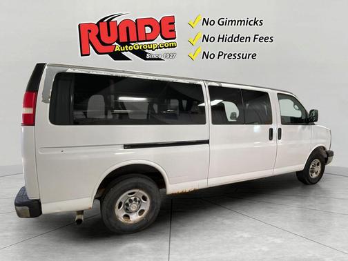 White 2012 Chevrolet Express 3500 LT