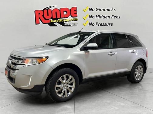 Silver 2014 Ford Edge SEL