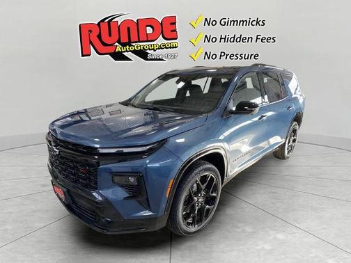 Lakeshore Blue 2026 Chevrolet Traverse RS