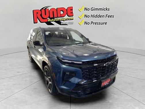 Lakeshore Blue 2026 Chevrolet Traverse RS