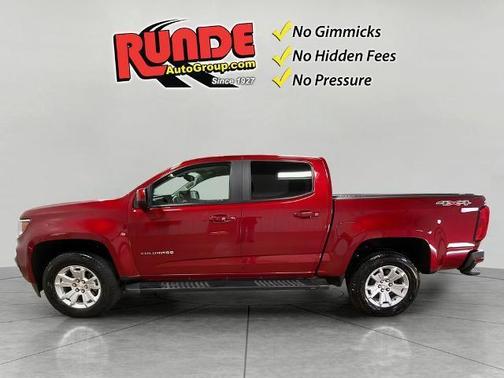 Red 2021 Chevrolet Colorado LT