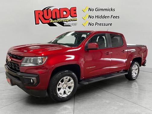 Red 2021 Chevrolet Colorado LT