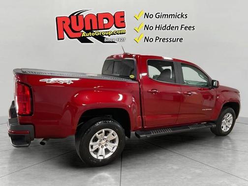 Red 2021 Chevrolet Colorado LT