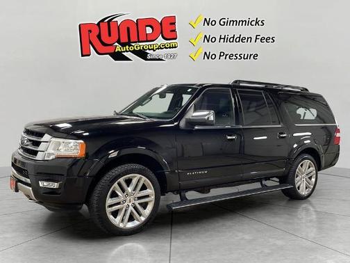Black 2017 Ford Expedition EL Platinum