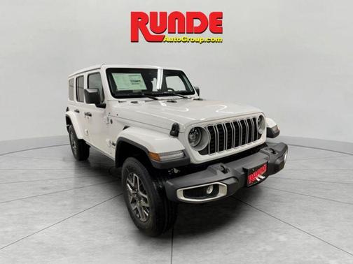 White 2025 Jeep Wrangler Sahara
