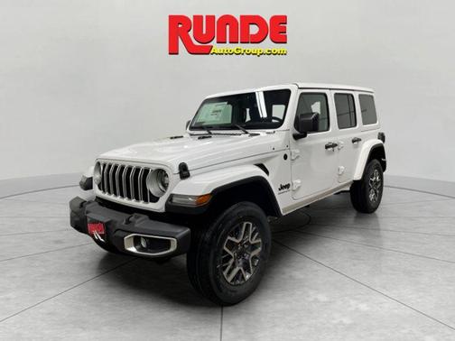 White 2025 Jeep Wrangler Sahara