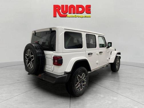 White 2025 Jeep Wrangler Sahara