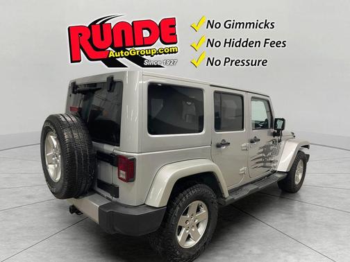 Silver 2012 Jeep Wrangler Unlimited Sahara