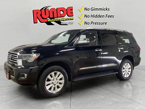 Black 2018 Toyota Sequoia Platinum