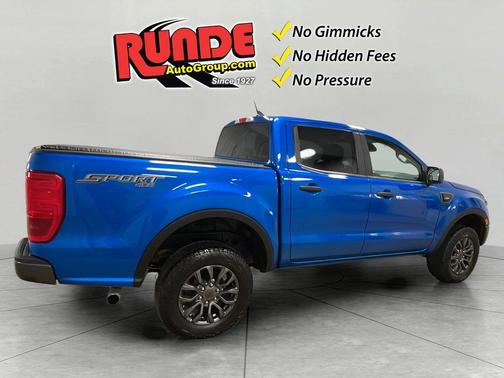 Blue 2021 Ford Ranger Sport