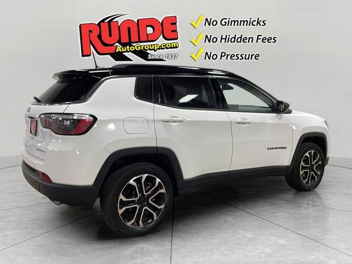 White 2022 Jeep Compass Limited