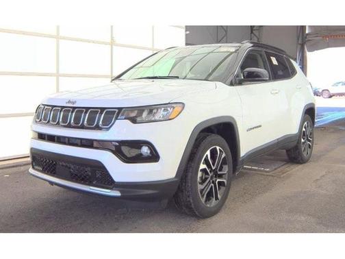 White 2022 Jeep Compass Limited