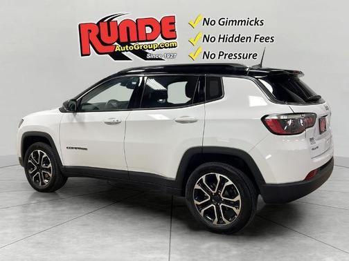 White 2022 Jeep Compass Limited