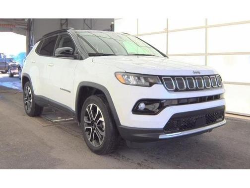White 2022 Jeep Compass Limited