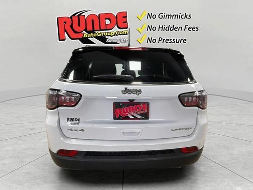 White 2022 Jeep Compass Limited