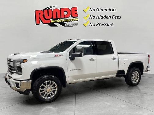 White 2025 Chevrolet Silverado 3500 LTZ