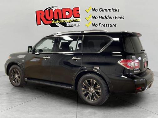 Black 2020 Nissan Armada Platinum