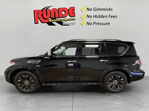 Black 2020 Nissan Armada Platinum