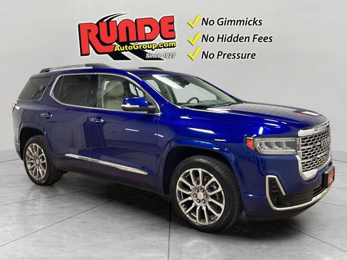 Blue 2023 GMC Acadia Denali