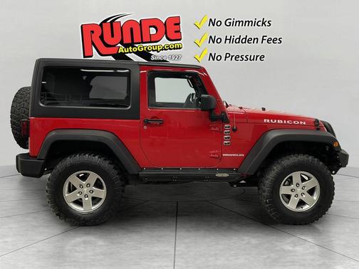 Red 2012 Jeep Wrangler Rubicon