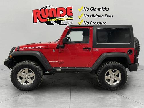 Red 2012 Jeep Wrangler Rubicon