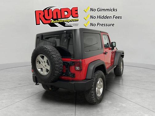 Red 2012 Jeep Wrangler Rubicon