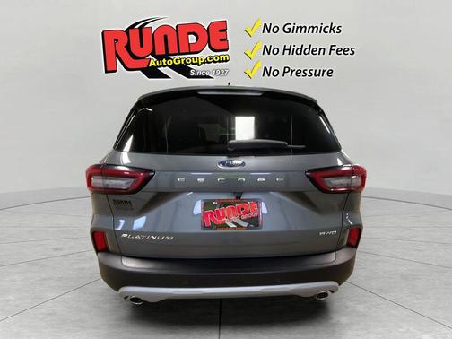 Gray 2024 Ford Escape Platinum