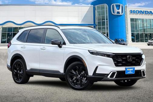 Platinum White Pearl 2026 Honda CR-V Hybrid Sport Touring AWD