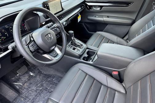Platinum White Pearl 2026 Honda CR-V Hybrid Sport Touring AWD