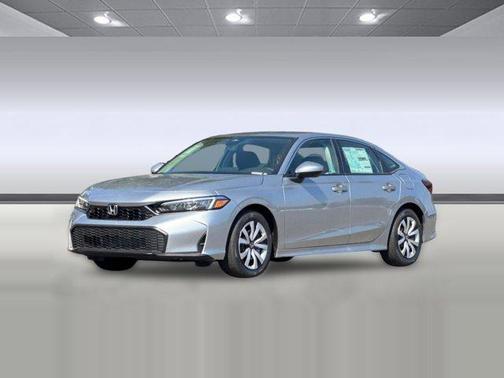 Solar Silver Metallic 2026 Honda Civic LX