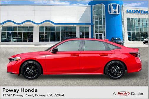 Milano Red 2026 Honda Civic Sport