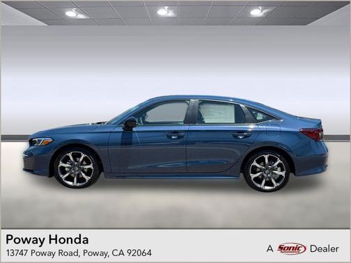 Blue Lagoon Pearl 2026 Honda Civic Hybrid Sport