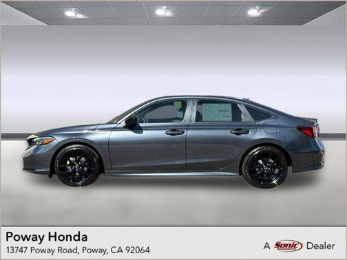 Meteorite Gray Metallic 2026 Honda Civic Sport