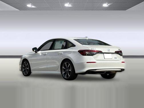 Platinum White Pearl 2026 Honda Civic Hybrid Sport