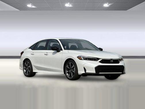Platinum White Pearl 2026 Honda Civic Hybrid Sport