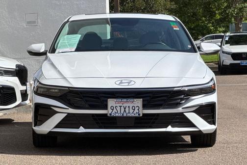 Serenity White 2025 Hyundai ELANTRA Limited