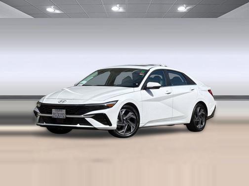 Serenity White 2025 Hyundai ELANTRA Limited