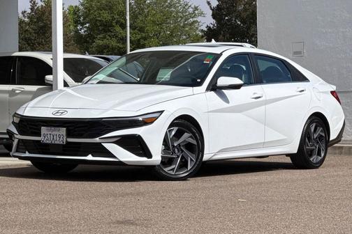Serenity White 2025 Hyundai ELANTRA Limited