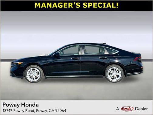 Crystal Black Pearl 2026 Honda Accord LX 1.5T